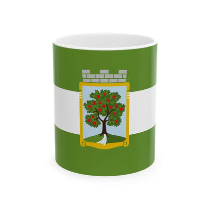 Flag of Jablonec nad Nisou Czech Republic - White Coffee Mug-11oz-Go Mug Yourself