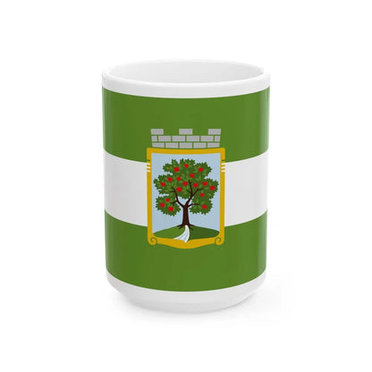 Flag of Jablonec nad Nisou Czech Republic - White Coffee Mug-15oz-Go Mug Yourself