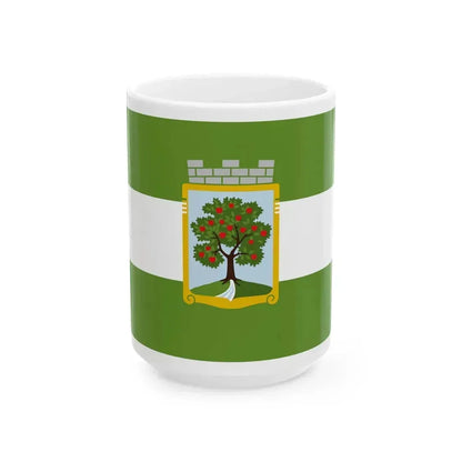 Flag of Jablonec nad Nisou Czech Republic - White Coffee Mug 15oz - Go Mug Yourself