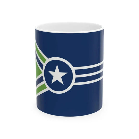 Flag of Jackson Tennessee (United States) White Coffee Mug 11oz - Go Mug Yourself