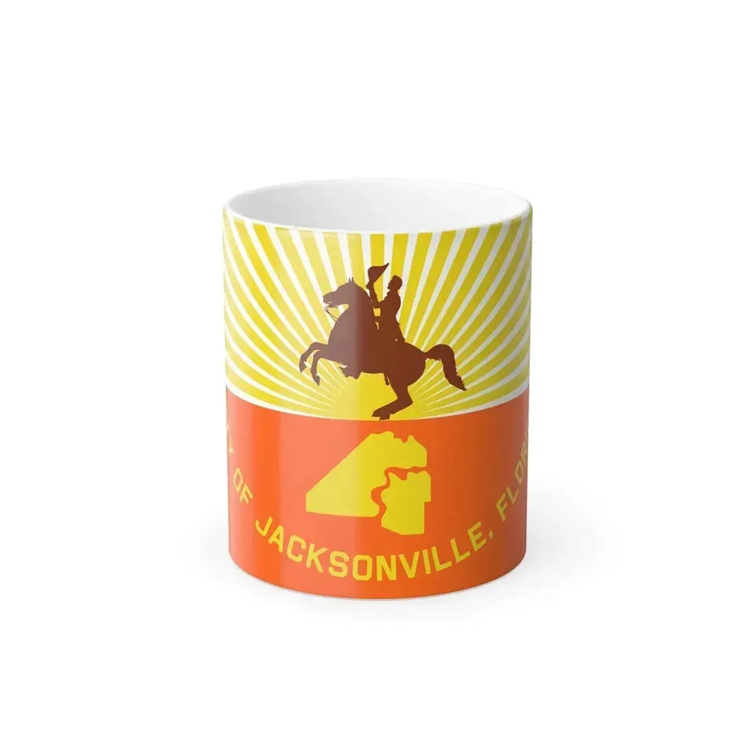 Flag of Jacksonville, Florida - Color Changing Coffee Mug 11oz - Go Mug Yourself