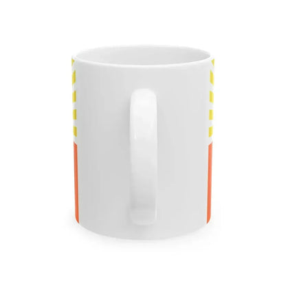 Flag of Jacksonville Florida variant (United States) White Coffee Mug - Go Mug Yourself
