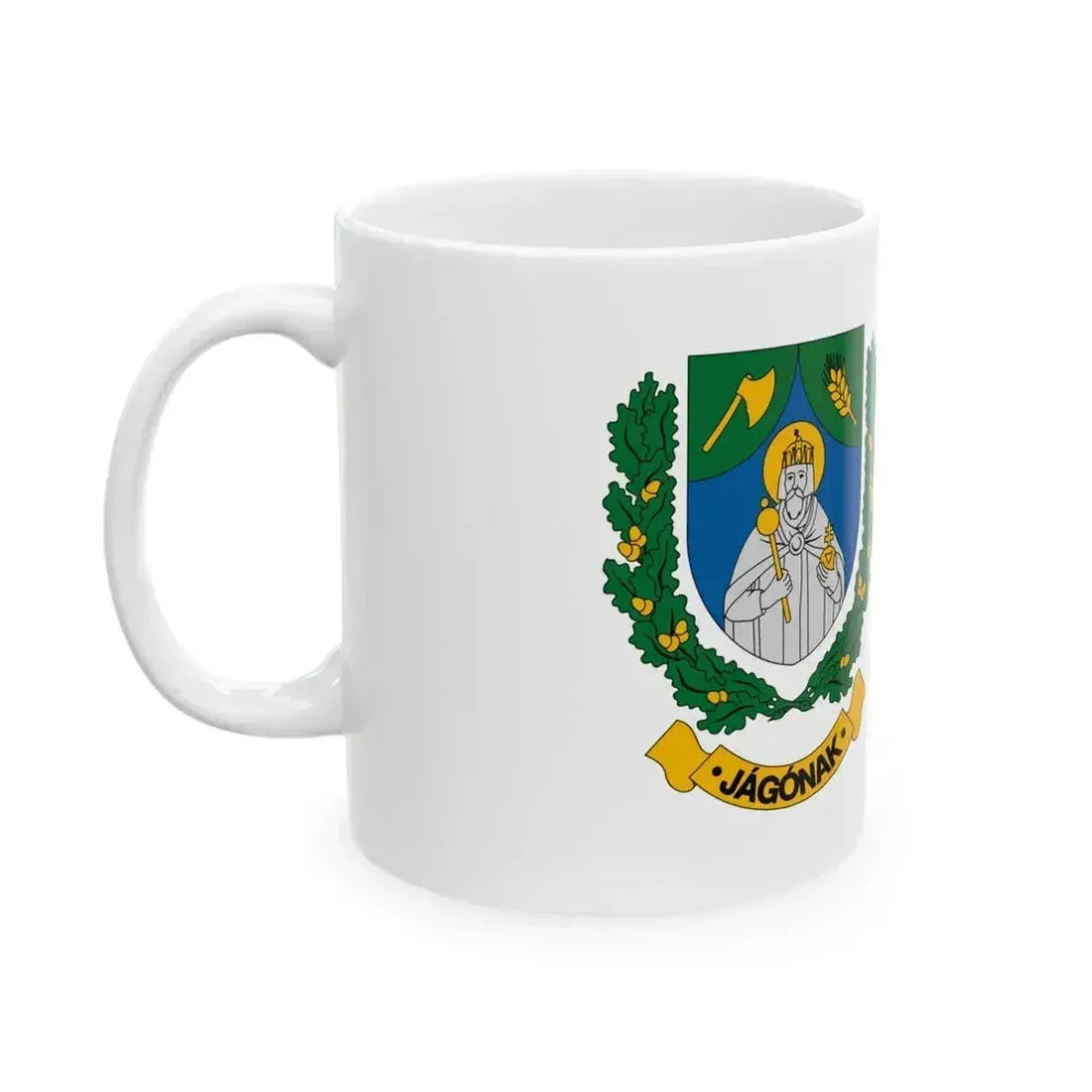 Flag of Jagonak (Hungary) White Coffee Mug - Go Mug Yourself