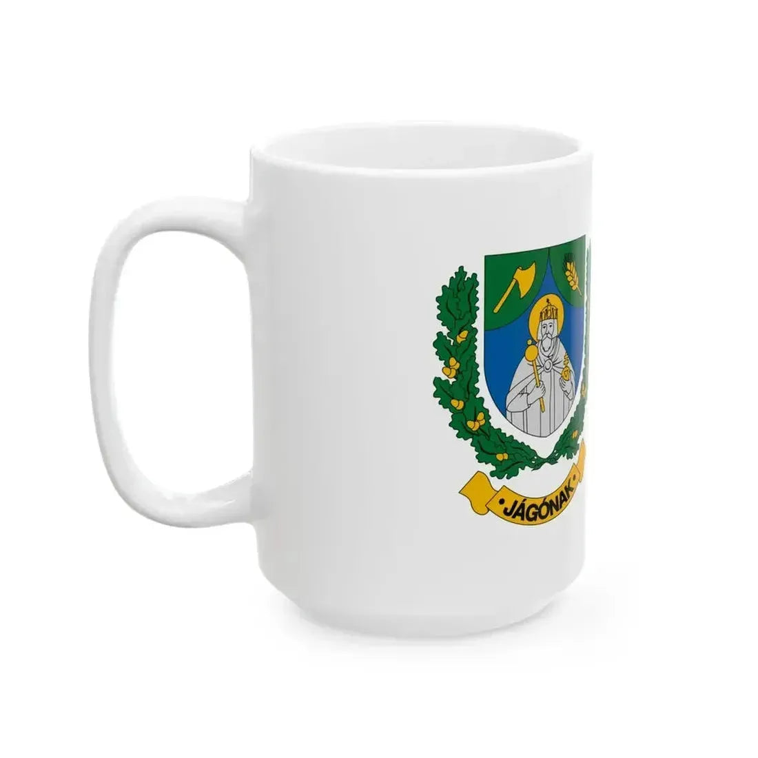 Flag of Jagonak (Hungary) White Coffee Mug - Go Mug Yourself