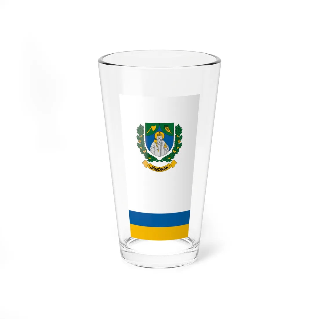 Flag of Jagonak vertical (Hungary) Pint Glass 16oz 16oz - Go Mug Yourself