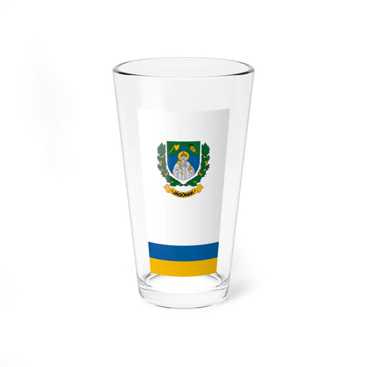 Flag of Jagonak vertical (Hungary) Pint Glass 16oz 16oz - Go Mug Yourself