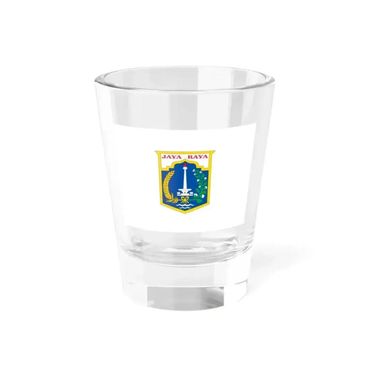 Flag of Jakarta Indonesia - Shot Glass 1.5oz 1.5oz - Go Mug Yourself