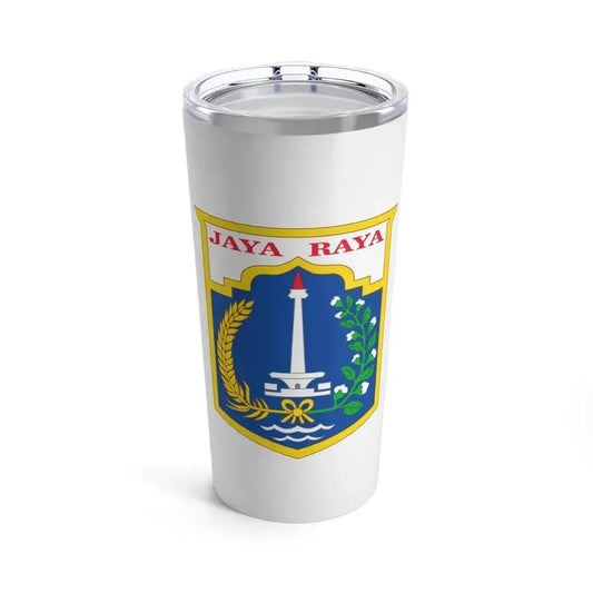Flag of Jakarta Indonesia - Tumbler 20oz 20oz - Go Mug Yourself