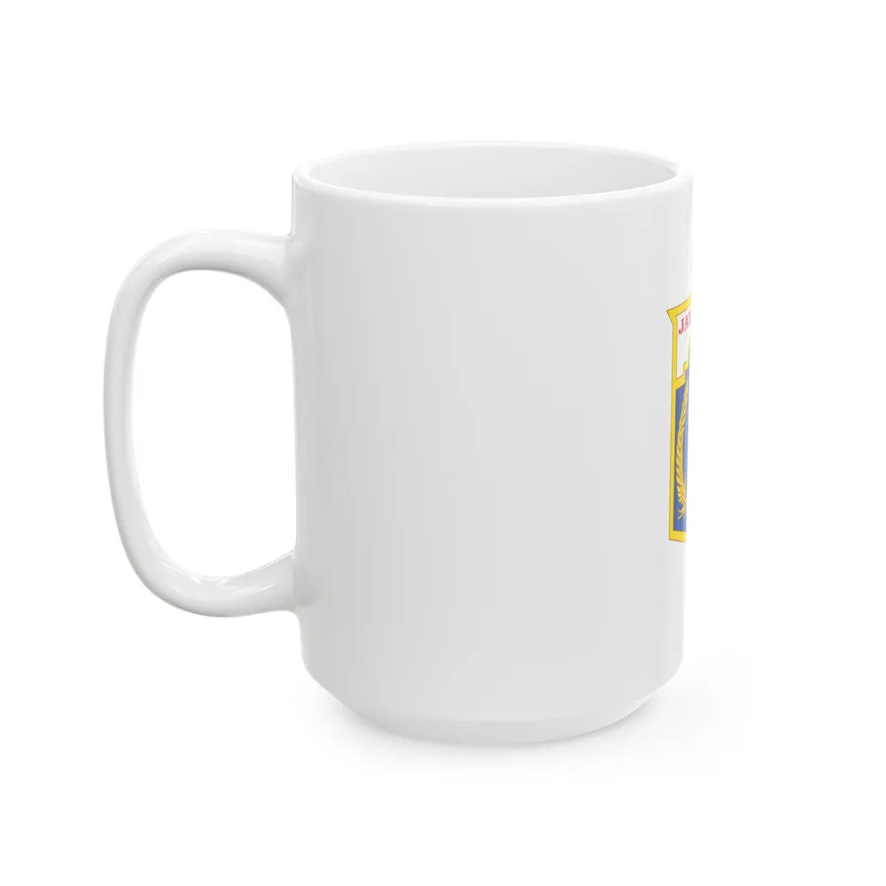 Flag of Jakarta Indonesia - White Coffee Mug-Go Mug Yourself