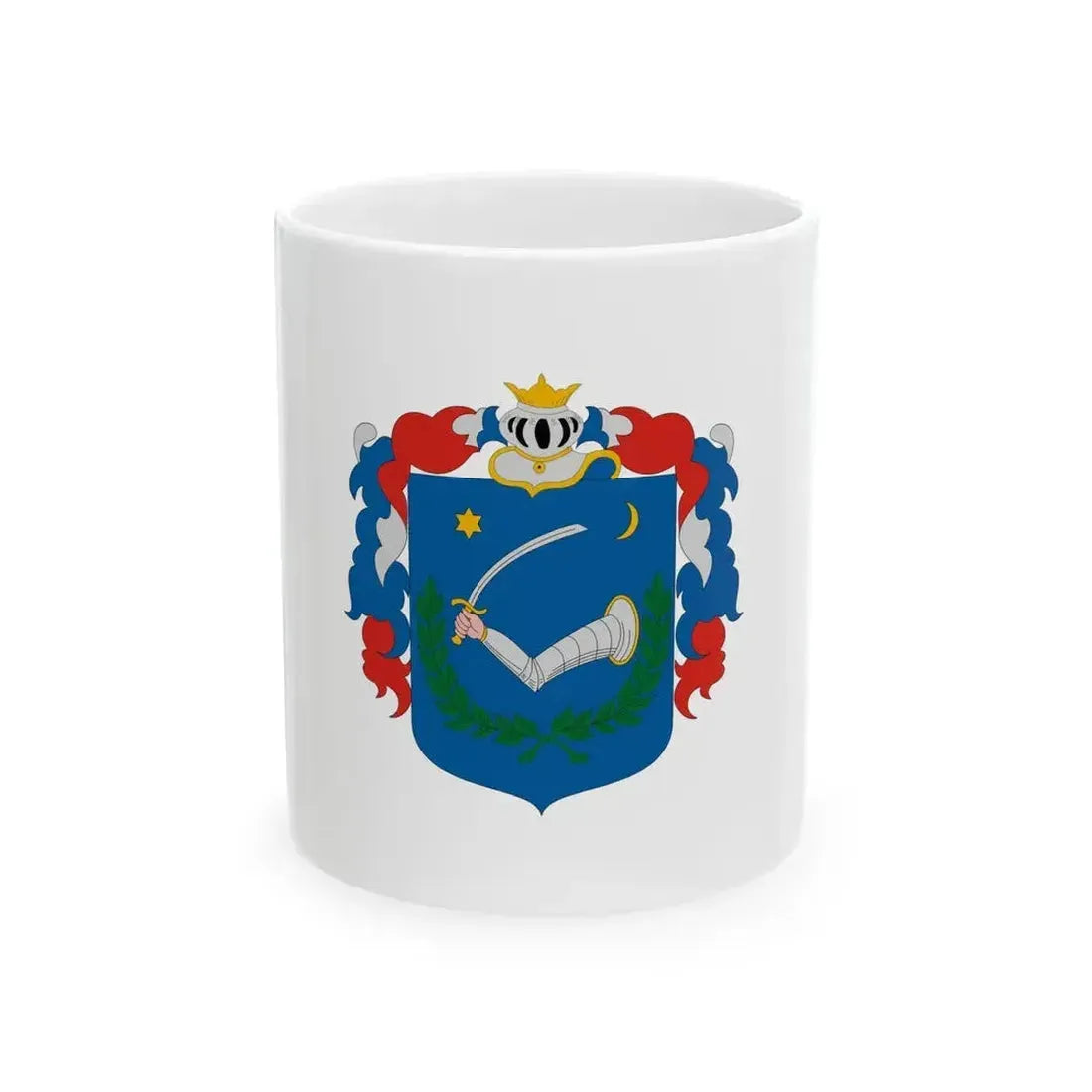 Flag of Jakfa (Hungary) White Coffee Mug 11oz - Go Mug Yourself