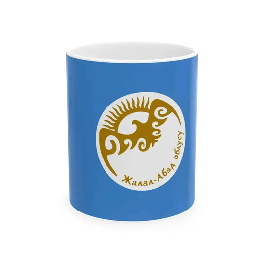 Flag of Jalal-Abad Region (Kyrgyzstan) White Coffee Mug 11oz - Go Mug Yourself