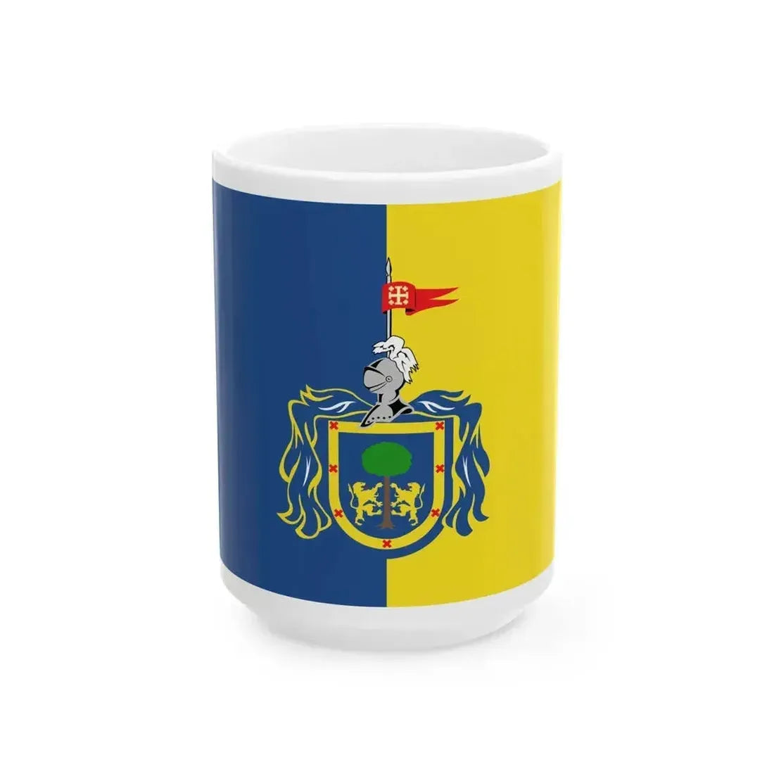 Flag of Jalisco 2008-2011 (Mexico) White Coffee Mug 15oz - Go Mug Yourself