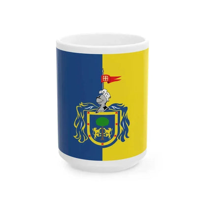 Flag of Jalisco 2008-2011 (Mexico) White Coffee Mug 15oz - Go Mug Yourself