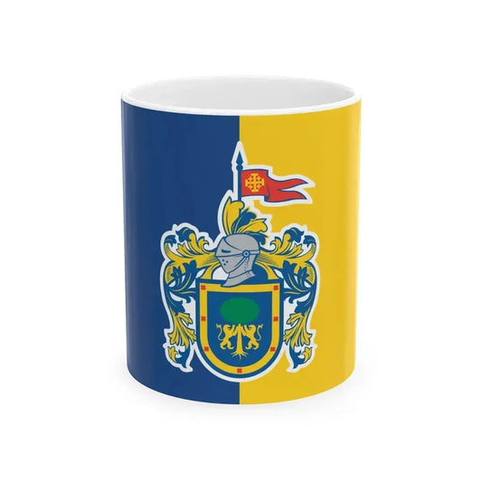 Flag of Jalisco 2011 - 2013 (Mexico) White Coffee Mug 11oz - Go Mug Yourself
