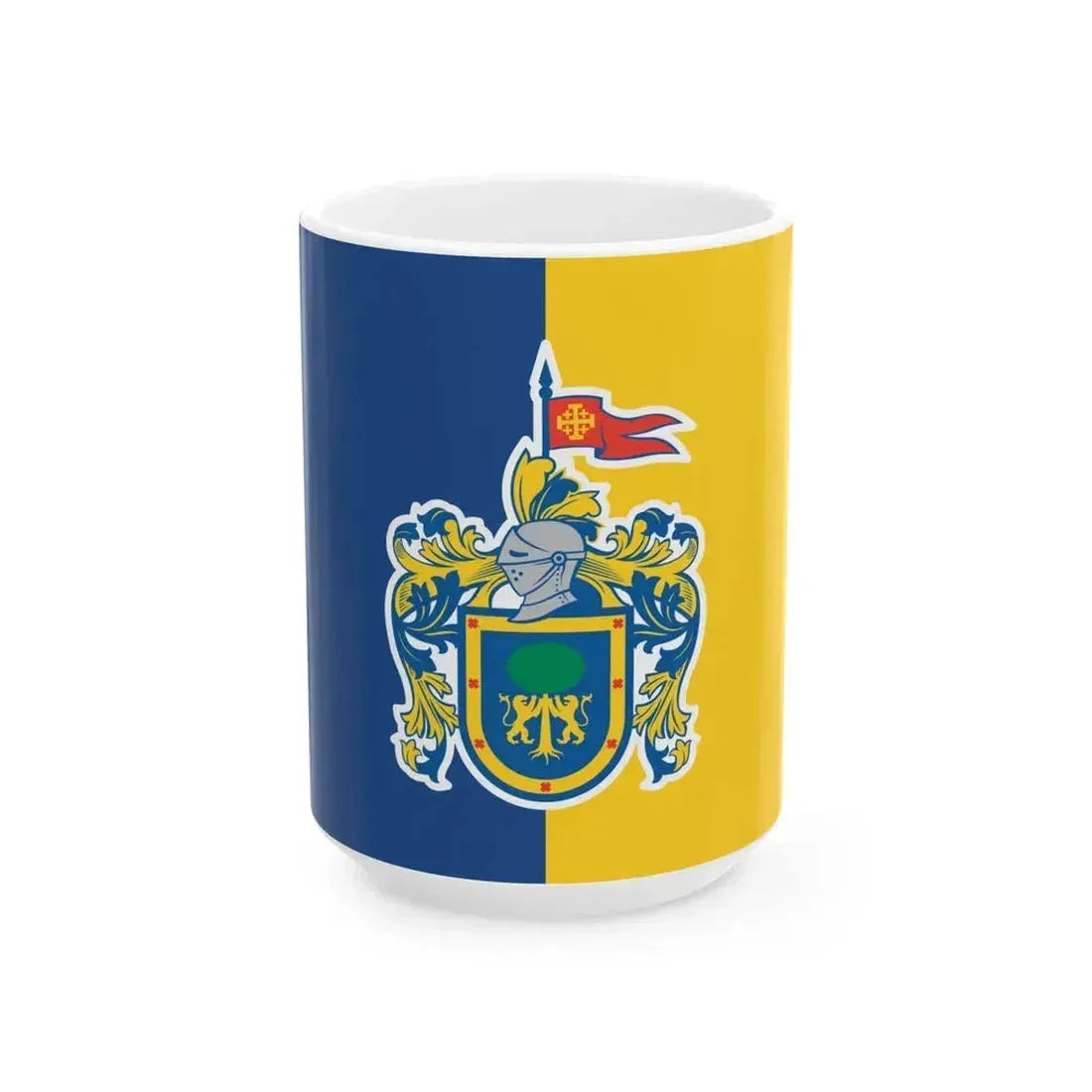 Flag of Jalisco 2011 - 2013 (Mexico) White Coffee Mug 15oz - Go Mug Yourself