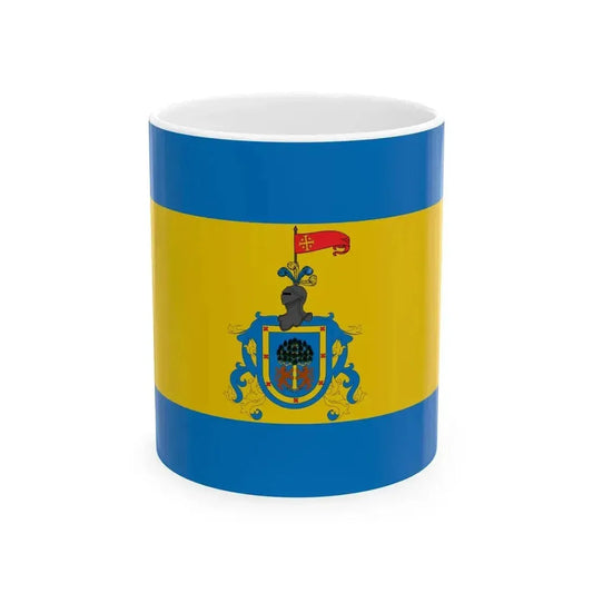 Flag of JaliscoNew Galicia (Mexico) White Coffee Mug 11oz - Go Mug Yourself