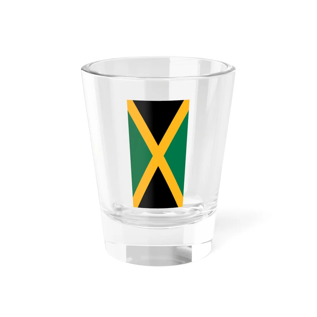 Flag of Jamaica vertical (Jamaica) Shot Glass 1.5oz 1.5oz - Go Mug Yourself