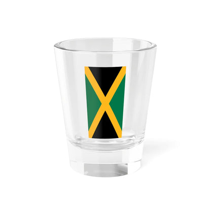 Flag of Jamaica vertical (Jamaica) Shot Glass 1.5oz 1.5oz - Go Mug Yourself