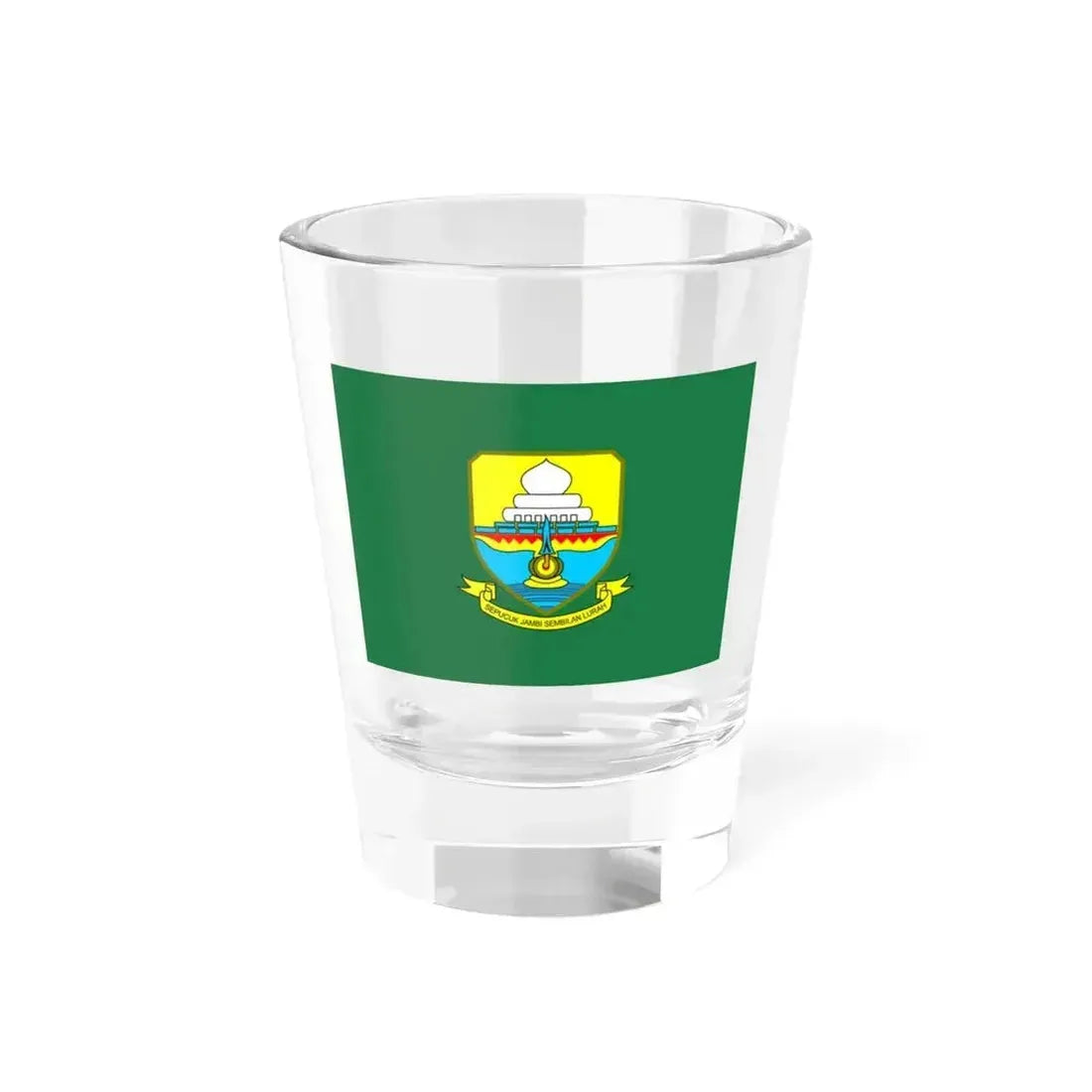 Flag of Jambi Indonesia - Shot Glass 1.5oz 1.5oz - Go Mug Yourself
