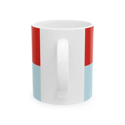 Flag of Janoshaza (Hungary) White Coffee Mug - Go Mug Yourself