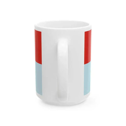 Flag of Janoshaza (Hungary) White Coffee Mug - Go Mug Yourself