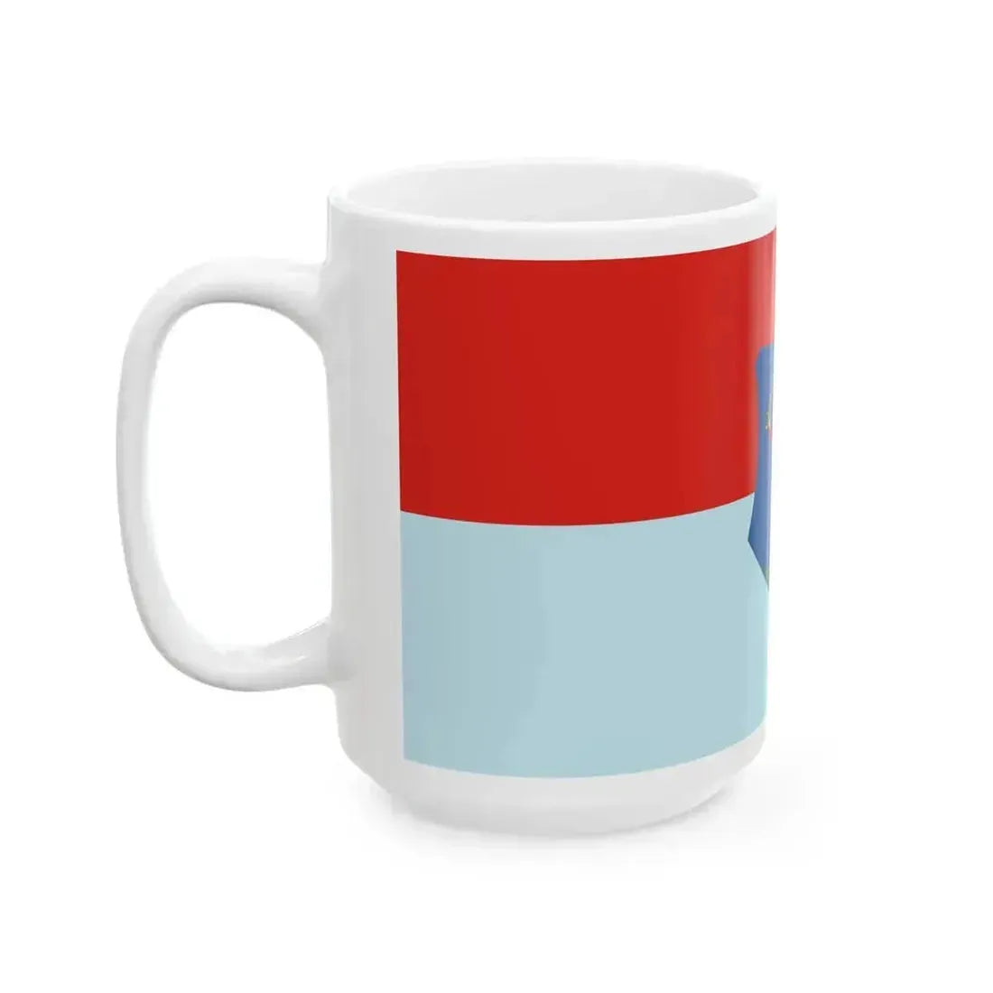 Flag of Janoshaza (Hungary) White Coffee Mug - Go Mug Yourself
