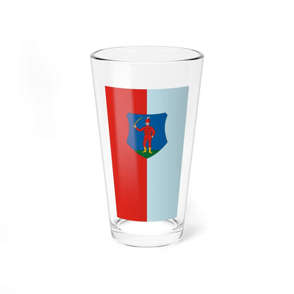 Flag of Janoshaza vertical (Hungary) Pint Glass 16oz 16oz - Go Mug Yourself