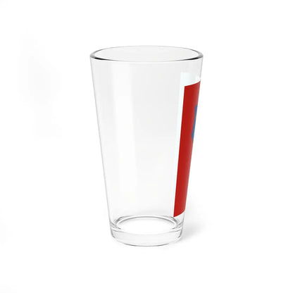 Flag of Janoshaza vertical (Hungary) Pint Glass 16oz - Go Mug Yourself