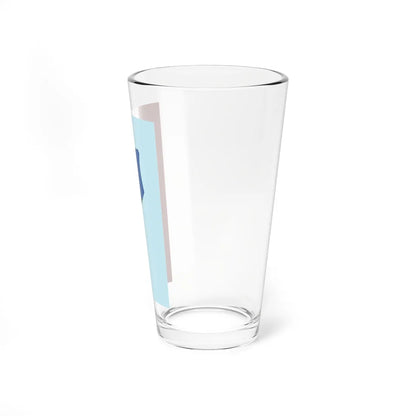 Flag of Janoshaza vertical (Hungary) Pint Glass 16oz - Go Mug Yourself