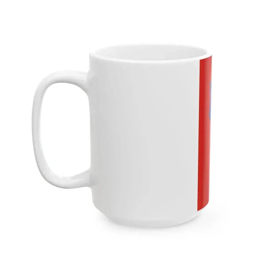 Flag of Janoshaza vertical (Hungary) White Coffee Mug - Go Mug Yourself