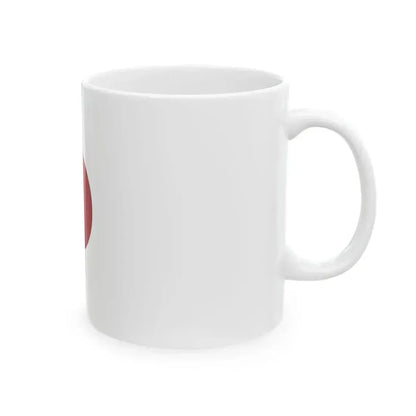 Flag of Japan 1870-1999 vertical (Japan) White Coffee Mug - Go Mug Yourself