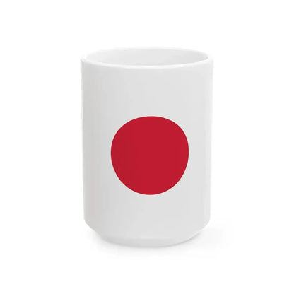 Flag of Japan 1870 (Japan) White Coffee Mug 15oz - Go Mug Yourself