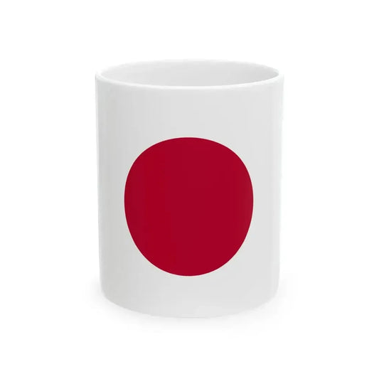 Flag of Japan 2-1 (Japan) White Coffee Mug 11oz - Go Mug Yourself