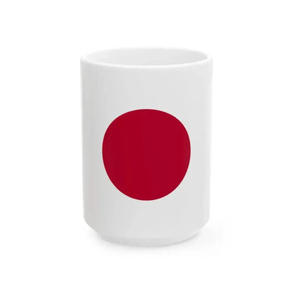 Flag of Japan 2-1 (Japan) White Coffee Mug 15oz - Go Mug Yourself