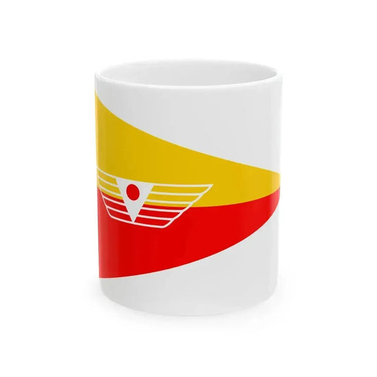 Flag of Japan Air Transport (Japan) White Coffee Mug 11oz - Go Mug Yourself