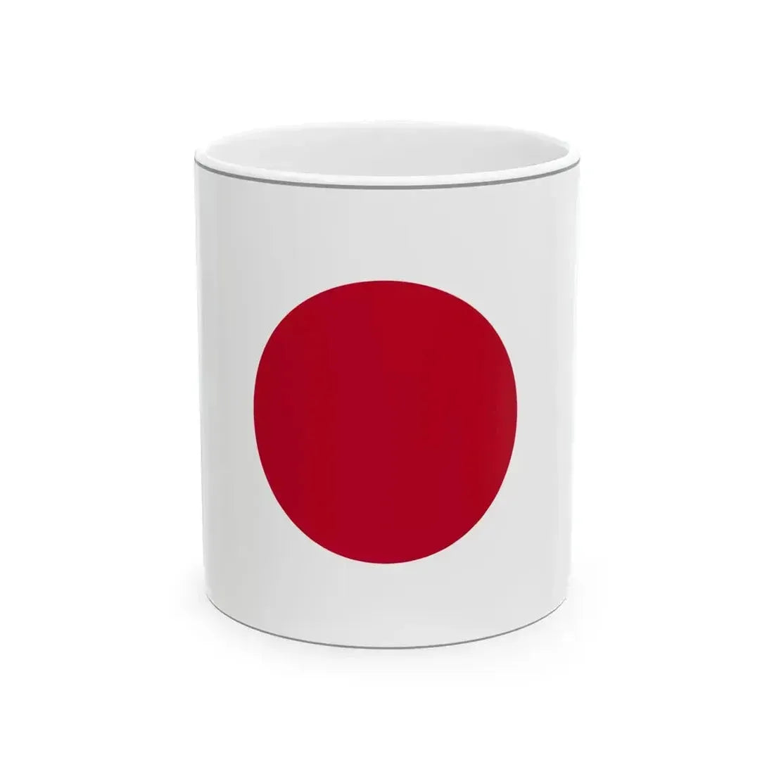 Flag of Japan bordered (Japan) White Coffee Mug 11oz - Go Mug Yourself