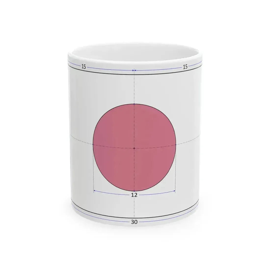 Flag of Japan construction sheet (Japan) White Coffee Mug 11oz - Go Mug Yourself