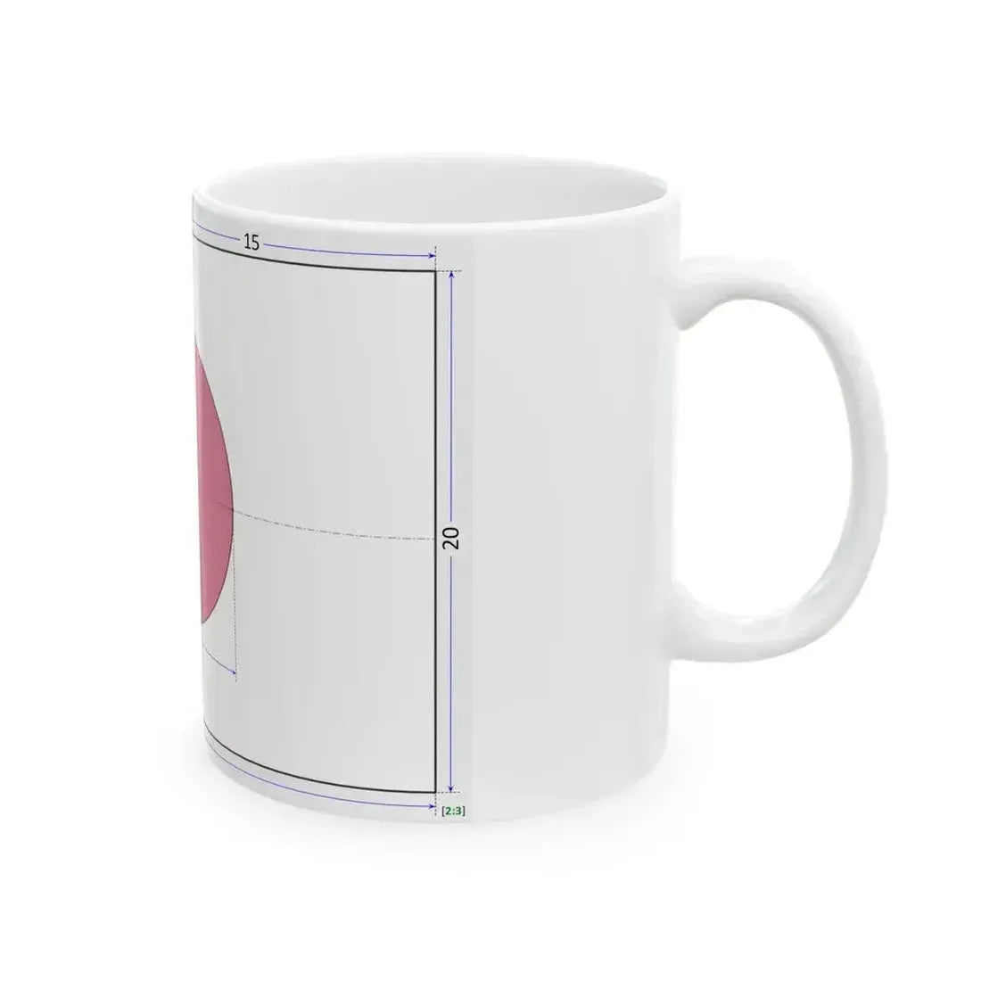 Flag of Japan construction sheet (Japan) White Coffee Mug - Go Mug Yourself