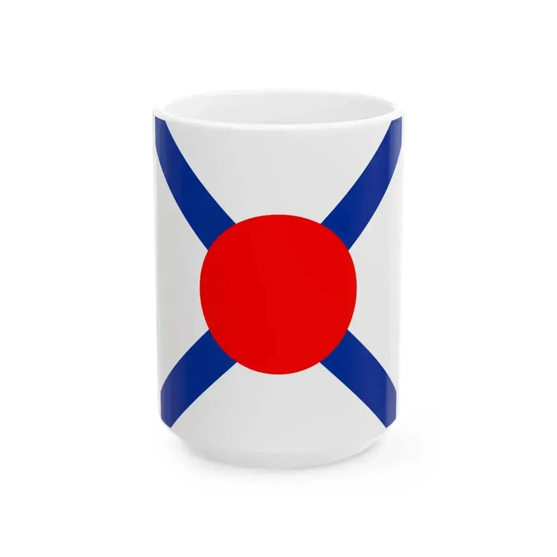 Flag of Japan Customs 1871-1873 (Japan) White Coffee Mug 15oz - Go Mug Yourself