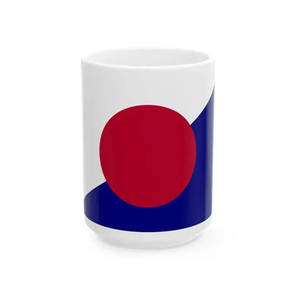 Flag of Japan Customs (Japan) White Coffee Mug 15oz - Go Mug Yourself
