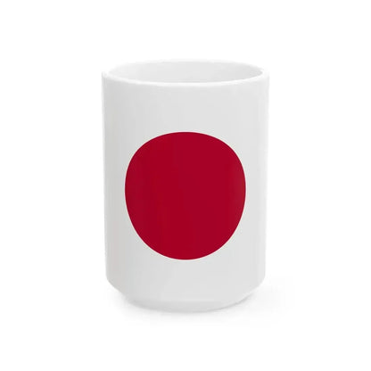Flag of Japan (Japan) White Coffee Mug 15oz - Go Mug Yourself