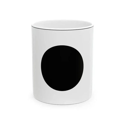 Flag of Japan monocrome (Japan) White Coffee Mug 11oz - Go Mug Yourself