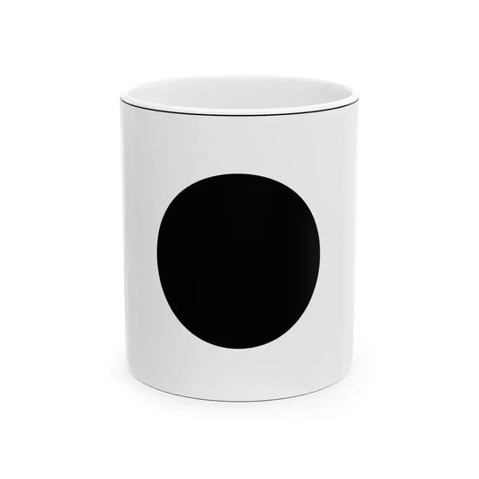 Flag of Japan monocrome (Japan) White Coffee Mug 11oz - Go Mug Yourself