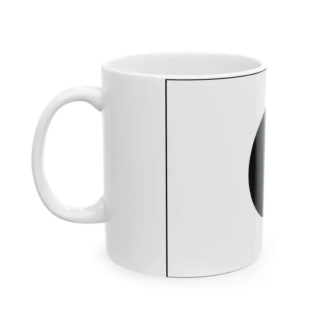 Flag of Japan monocrome (Japan) White Coffee Mug - Go Mug Yourself
