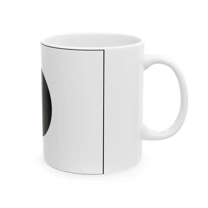 Flag of Japan monocrome (Japan) White Coffee Mug - Go Mug Yourself