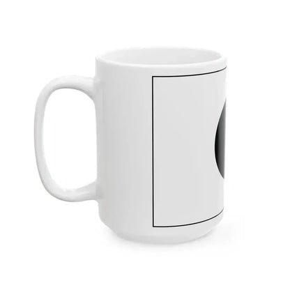 Flag of Japan monocrome (Japan) White Coffee Mug - Go Mug Yourself