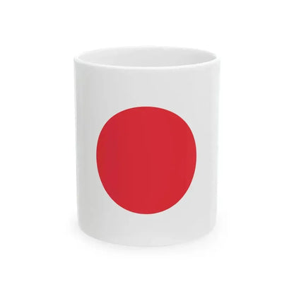 Flag of Japan Pantone (Japan) White Coffee Mug 11oz - Go Mug Yourself