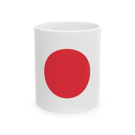 Flag of Japan Pantone (Japan) White Coffee Mug 11oz - Go Mug Yourself