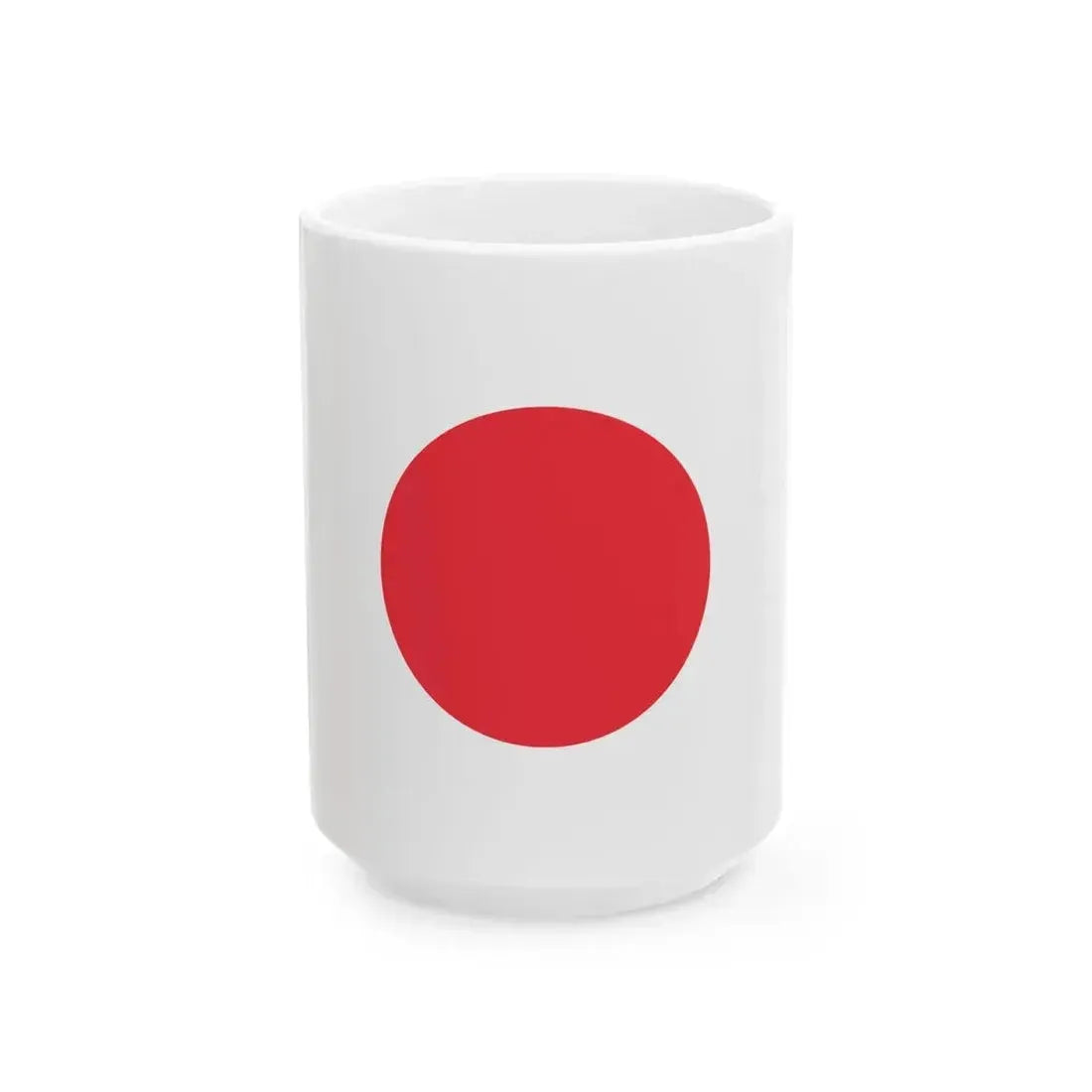 Flag of Japan Pantone (Japan) White Coffee Mug 15oz - Go Mug Yourself
