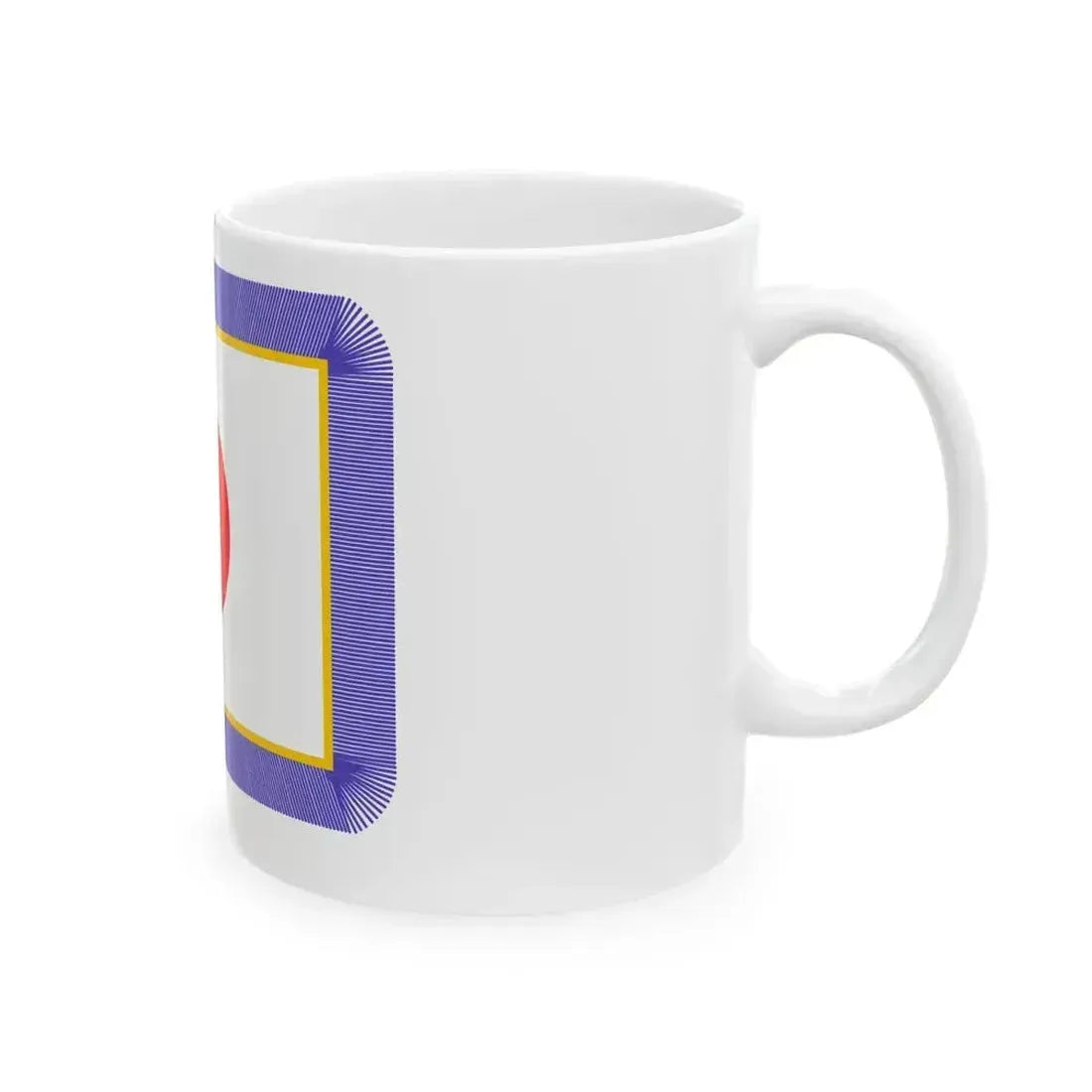 Flag of Japan parade (Japan) White Coffee Mug - Go Mug Yourself